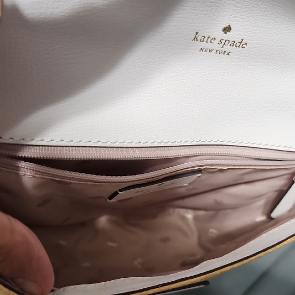 KATE SPADE NWOT ROBYN SADDLE BAG Crossbody with Chain Strap - Picture 7 of 11